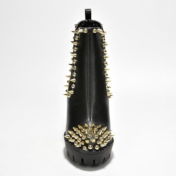 NWOB Gold Studded Booties - Picture 3 of 7